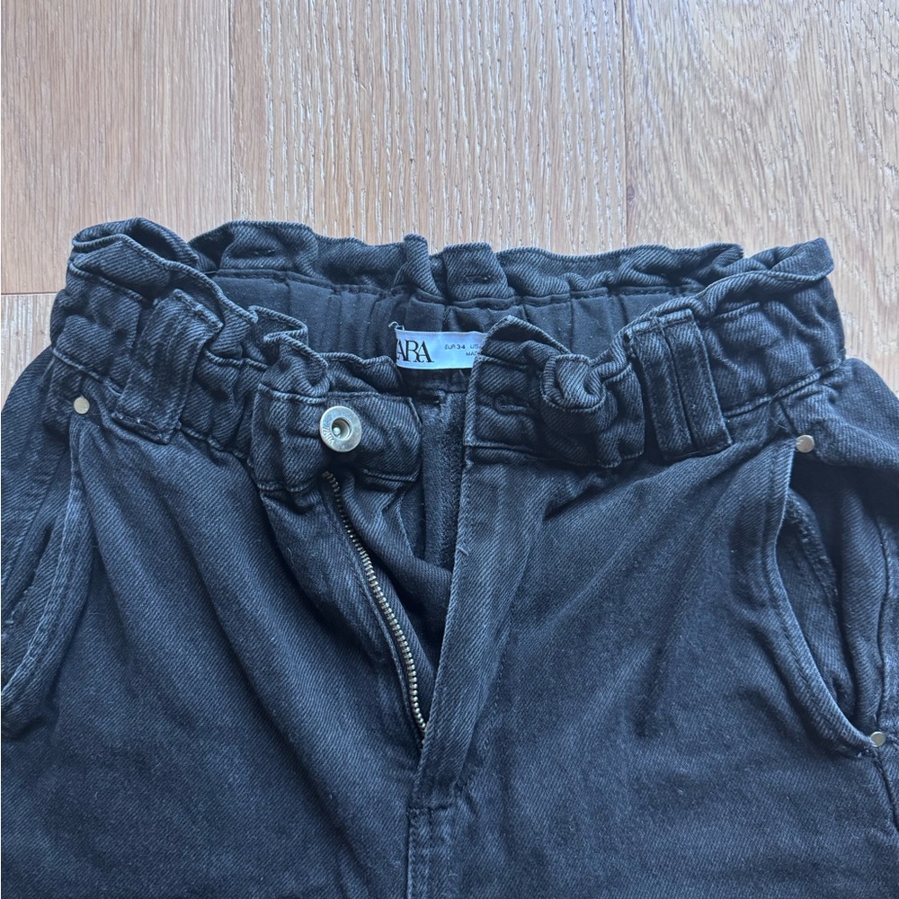 Zara Black Denim Pants